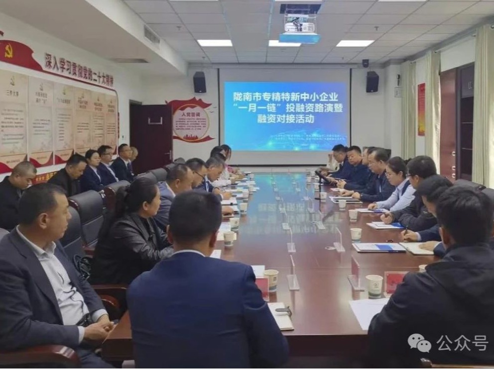 企業動態丨金控隴南擔保公司積極參加隴南市投融資路演對接活動 全力支持科創企業融資發展